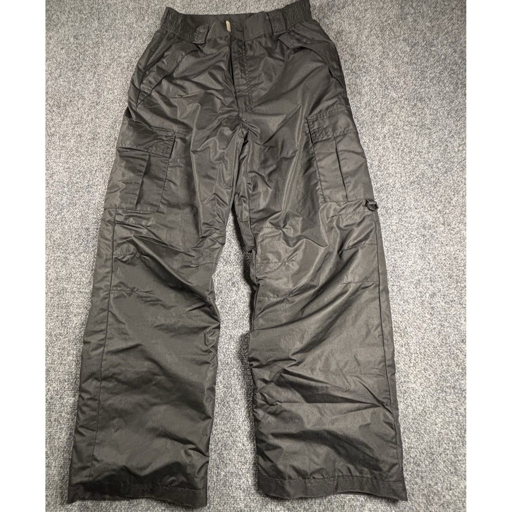 Pulse Ski Pants Mens Small Black Insulated Cargo Snow Pants XSHL17 Winter Gear